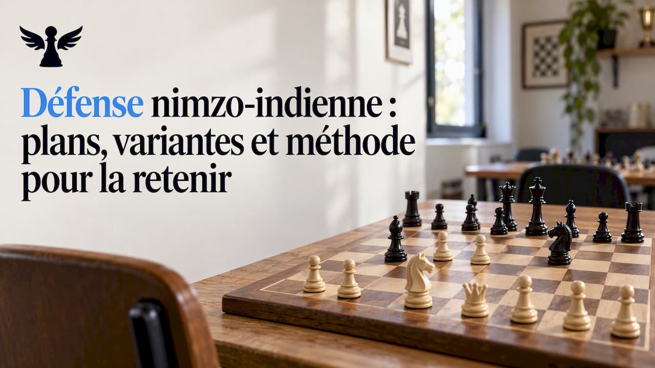 Défense nimzo-indienne : plans, variantes et méthode pour la retenir